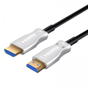 Fiberoptisk HDMI-kabel, HDMI 2.0 AM till AM, 4K @ 60 HZ, 18 Gps, RGB4: 4: 4 3D ARC