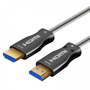 15 m 49ft HDMI 2.0 18 Gbps 4K 60Hz HDMI till HDMI-kabel med guldpläterad optisk fiberkabel